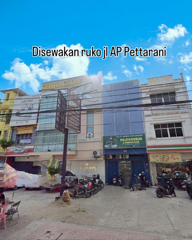 Ruko sewa jl Ap Pettarani (rd)